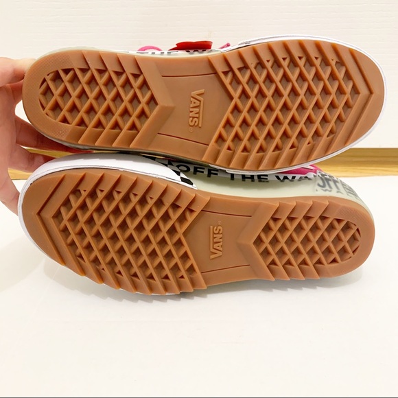 Vans Pink and White Platform Shoes - Picture 7 of 9